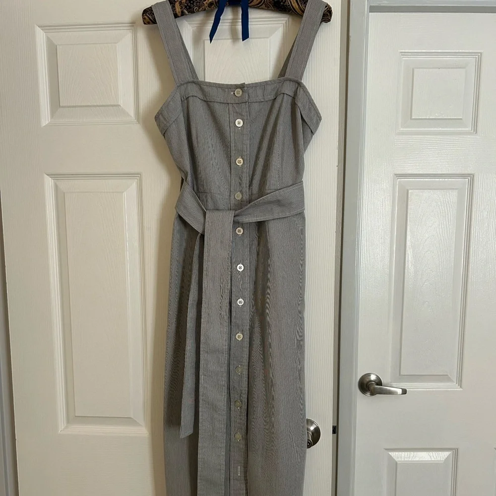 Everlane Cotton Weave Picnic Dress - size 6 - Picture 2 of 15